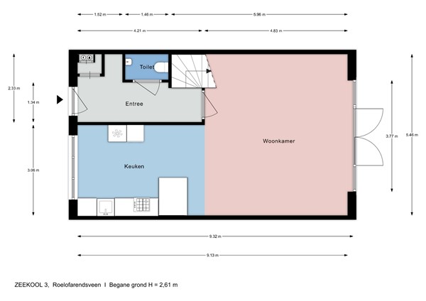 Floorplan - Zeekool 3, 2371 KD Roelofarendsveen